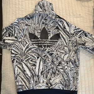Adidas zip up track jacket